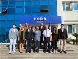 BARO YÖNETİMİMİZDEN, ÇAĞ ÜNİVERSİTESİ REKTÖRLÜĞÜNE ZİYARET