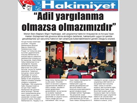 BASINDA BAROMUZ (Yeşilboğaz: "Adil Yargılanma Hakkı Olmazsa Olmazımızdır")