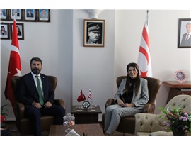 BARO BAŞKANIMIZ AV. BİLGİN YEŞİLBOĞAZ’DAN, KKTC MERSİN BAŞKONSOLOSU ZALİHE MENDELİ’YE ZİYARET