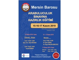 ARABULUCULUK SINAVINA HAZIRLIK EĞİTİMİ
