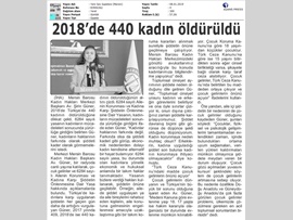 BASINDA BAROMUZ (2018'DE 400 Kadın Öldürüldü)