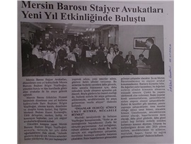 BASINDA BAROMUZ (Stajyer Avukatlar Yeni Yıl Etkinliğinde Buluştu)
