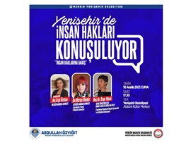"İNSAN HAKLARINA BAKIŞ" KONULU PANEL