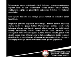 Çocuk istismarına tepki