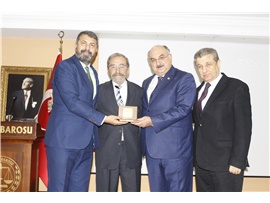 MESLEKTE 40. VE 50. YILINI DOLDURAN AVUKATLARIMIZA PLAKET VERİLDİ