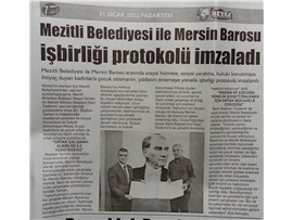 Baromuz ile Mezitli Belediyesi işbirliği protokolü