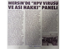 HPV Virüsü ve Aşı Hakkı Paneli yapıldı