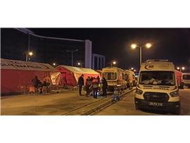 HATAY’DAKİ DEPREMZEDELERE TEMEL İHTİYAÇLAR ULAŞTIRILDI
