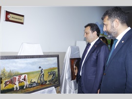 BAROMUZDA ‘KADIN’ TEMALI RESİM SERGİSİNİN AÇILIŞI YAPILDI
