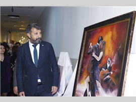 BAROMUZDA ‘KADIN’ TEMALI RESİM SERGİSİNİN AÇILIŞI YAPILDI