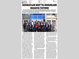 BASINDA BAROMUZ (Avukatlar ve Yargı Mensupları Güçlü Savunma İçin Bir Araya Geldi)