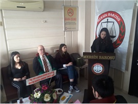 ANAMUR BARO ODASINDA DÜNYA EMEKÇİ KADINLAR GÜNÜ NEDENİYLE BASIN AÇIKLAMASI YAPILDI