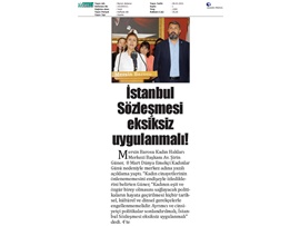 8 Mart Dünya Emekçi Kadınlar Günü Açıklaması
