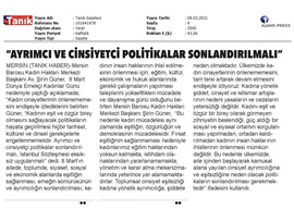 8 Mart Dünya Emekçi Kadınlar Günü Açıklaması