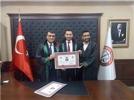 9 STAJYER AVUKATIMIZ, AVUKATLIK RUHSATNAMESİNİ ALDI