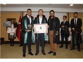 9 STAJYER AVUKATIMIZ, AVUKATLIK RUHSATNAMESİNİ ALDI