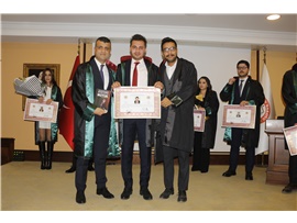 9 STAJYER AVUKATIMIZ, AVUKATLIK RUHSATNAMESİNİ ALDI