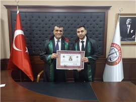 9 STAJYER AVUKATIMIZ, AVUKATLIK RUHSATNAMESİNİ ALDI