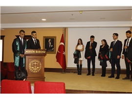 9 STAJYER AVUKATIMIZ, AVUKATLIK RUHSATNAMESİNİ ALDI