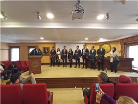 9 STAJYER AVUKATIMIZ, AVUKATLIK RUHSATNAMESİNİ ALDI