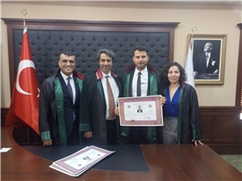 9 STAJYER AVUKATIMIZ, AVUKATLIK RUHSATNAMESİNİ ALDI