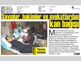 BASINDA BAROMUZ (Avukatlarımızdan Kızılay'a Kan Bağışı Kampanyası)