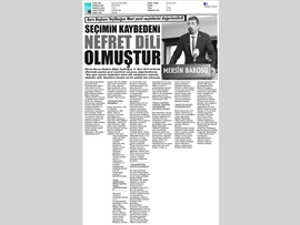 BASINDA BAROMUZ (Yeşilboğaz, "Seçimin Kaybedeni Nefret Dili Olmuştur")