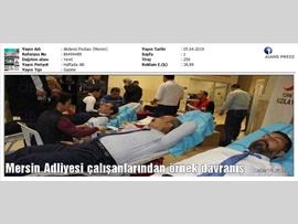 BASINDA BAROMUZ (Avukatlarımızdan Kızılay'a Kan Bağışı Kampanyası)