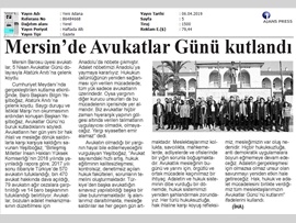 BASINDA BAROMUZ (Avukatlar Günü Cumhuriyet Alanı Tören)
