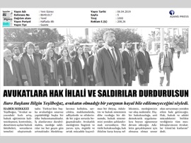 BASINDA BAROMUZ (Avukatlar Günü Cumhuriyet Alanı Tören)