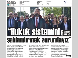 BASINDA BAROMUZ (Avukatlar Günü Cumhuriyet Alanı Tören)