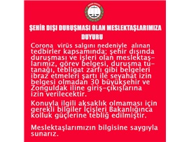 ŞEHİR DIŞI DURUŞMASI OLAN MESLEKTAŞLARIMIZIN DİKKATİNE