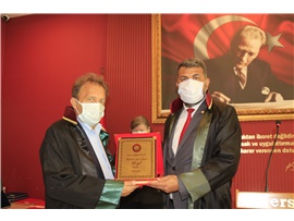 MESLEKTE BİR ÖMÜR PLAKETİ