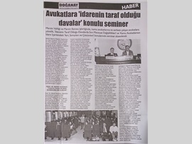 BASINDA BAROMUZ ('İdarenin Taraf Olduğu Davalar' Konulu Seminer)
