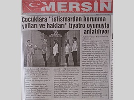 BASINDA BAROMUZ (Çocuklara Cinsel İstismar ve Hakları Tiyatro Oyunu ile Anlatıldı)