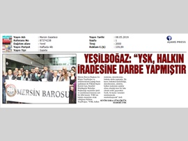 BASINDA BAROMUZ (Yeşilboğaz: "YSK, Halkın İradesine Darbe Yapmıştır")