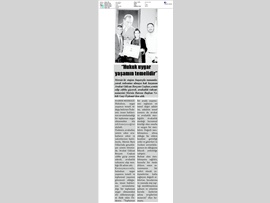 BASINDA BAROMUZ (Başkan Vekilimiz Av. Gazi Özdemir: "Hukuk Uygar Yaşamın Temelidir")