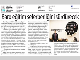 BASINDA BAROMUZ (Başkan Vekilimiz Av. Gazi Özdemir'in Karne Tatili Mesajı)