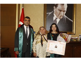 STAJYER AVUKATIMIZ RAZİYE YİĞİT CÜBBE GİYDİ
