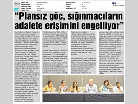 BASINDA BAROMUZ (Kilit Mülteci Grupların Adalete Erişim Projesi)