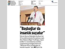 BASINDA BAROMUZ (Başbağlar Katliamı Kınama Mesajı)