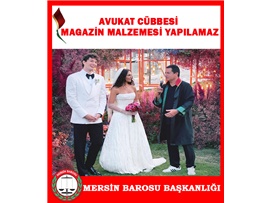 AVUKAT CÜBBESİ MAGAZİN MALZEMESİ YAPILAMAZ