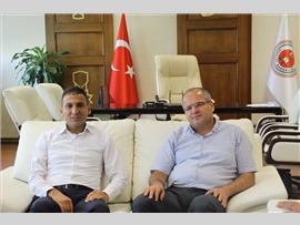 BARO BAŞKANIMIZ MERSİN ADALET KOMİSYONU BAŞKANLIĞINA ATANAN  MUSTAFA KAHVECİ'YE HAYIRLI OLSUN ZİYARETİNDE BULUNDU.
