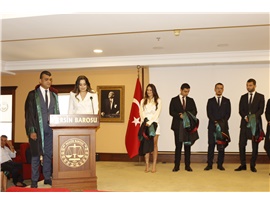 9 STAJYER AVUKATIMIZ CÜBBE GİYDİ