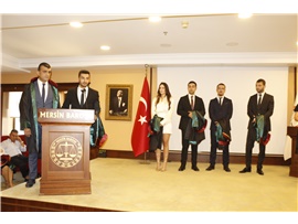 9 STAJYER AVUKATIMIZ CÜBBE GİYDİ