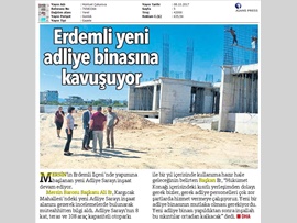 BASINDA BAROMUZ (Erdemli Yeni Adliye Binasına Kavuşuyor) 06.10.2017