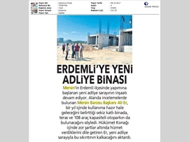 BASINDA BAROMUZ (Erdemli Yeni Adliye Binasına Kavuşuyor) 06.10.2017