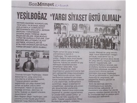 BASINDA BAROMUZ (Mersin Barosu 2019-2020 Adli Yıl Açılış Töreni Düzenledi)