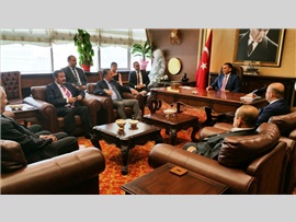 Toroslar Belediye Başkanı Sayın; Hamit TUNA ve Heyetinin ziyareti.