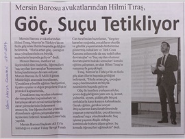 BASINDA BAROMUZ (Erdemli Anadolu Lisesi'nde "Suç Sayılan Olumsuz Davranışlar ve Hukuki Sonuçları Eğitimi)
